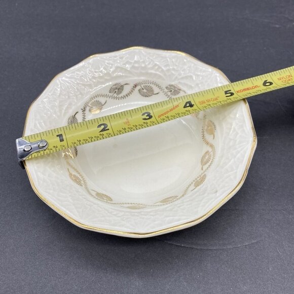 Royal China Tea Saucer & Bowl Set 22K Gold Trim Sebring Ohio Pattern 3007 - Picture 13 of 16